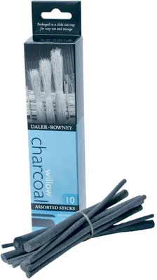 Zdjęcie produktu dla Daler Rowney Charcoal 10 szt.
