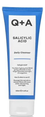 Produktbild von Q+A - Salicylic Acid Daily Cleanser, Gesichtsreinigungsgel mit Salicylsäure, 125 ml