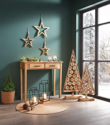 Produktbild von Holzdeko "Tannenbaum", 2er Set