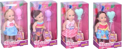 Image de Poupée avec ballon 11 cm