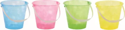 Produktbild von Ecoiffier Sandeimer mit Glitter, 17 cm sort.
