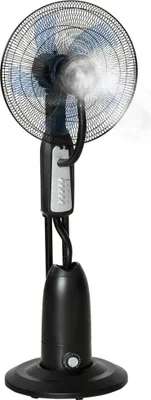 Obrázek produktu pro HOMdotCOM HOMdotCOM Stativový ventilátor s rozprašovačem vody 120 cm kovový