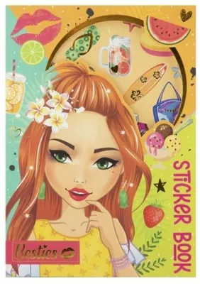 Obrázok produktu pre Książka z naklejkami foliowymi Pomarańczowy