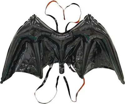 Produktbild von Folienballon mit Hosenträgern Fledermausflügel Kostüm