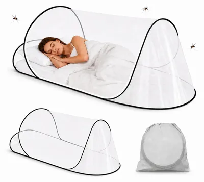 Zdjęcie produktu dla Moskitiera 200x80x56 cm, składana, na kemping, przeciw owadom