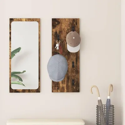 Produktbild von Maison Exclusive - Wandmontierter nachttisch Wandhalterung Geräucherte Eiche