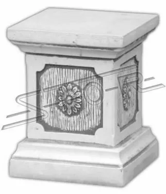 Image de Décoration Colonne Colonnes Pierre Style antique Support romain Socle Support de fleurs