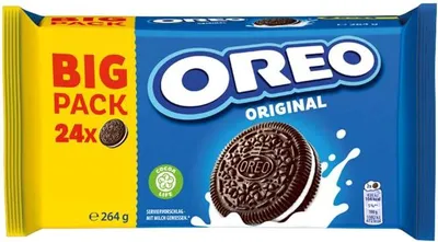 Produktbild von Oreo Original Vanille Kekse im Big Pack 24 Stück Packung 264g