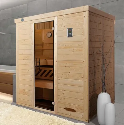 Produktbild von weka Design-Sauna KEMI 4 GT, ohne Ofen