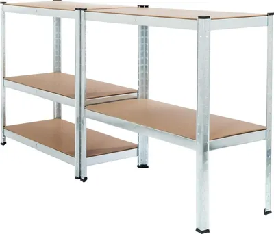 Produktbild von Aufbewahrungsregal für Garage und Keller - Belastbar bis 875 kg - Sets von 2