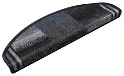Image de vidaXL Tapis de sol auto-adhésifs 10 pcs 65x21x4 cm noir gris