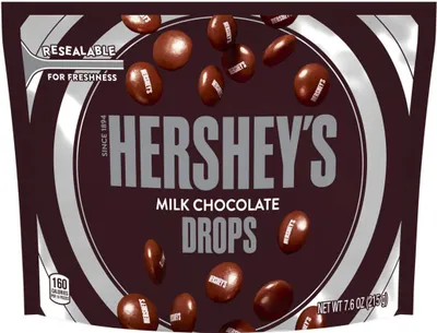 Produktbild von Hershey's Milk Chocolate Drops (8 x 215g)