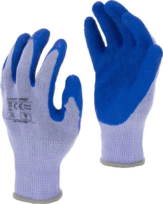 Produktbild von Latexhandschuhe Blau-Violett L210211P, 12 Paar, "11", Ce, Lahti