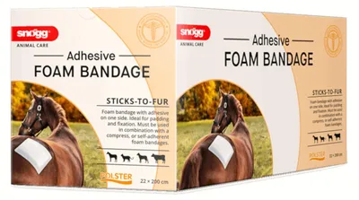 Produktbild von Snögg Animal Care Foam Bandage, 22 x 200 cm - elastischer Schaumverband für Tiere
