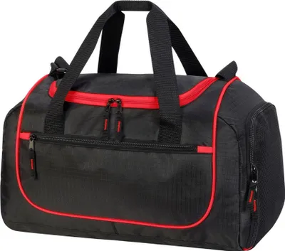 Produktbild von Shugon Piraeus Sporttasche BC3807 (Einheitsgröße) (Schwarz/Rot)