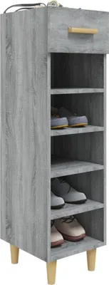 Produktbild von vidaXL Schuhschrank Grau Sonoma 30x35x105 cm Holzwerkstoff