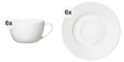 Produktbild von Cappuccinotassen-Set 12 tlg. Saphir