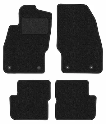 Image de Tapis de sol en moquette pour Opel Corsa D 2006-2015 (à hayon) – jeu 4 pièces, anthracite, sur mesure – Wielganizator ANTHRA