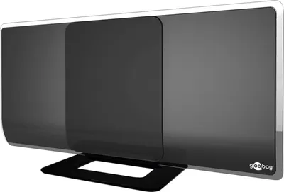 Produktbild von Goobay Digitale DVB-T2 Zimmerantenne mit Verstärker - Aktiv - HD TV / Full HD  (DAB / DVB-T) - inkl. LTE/4G Filter