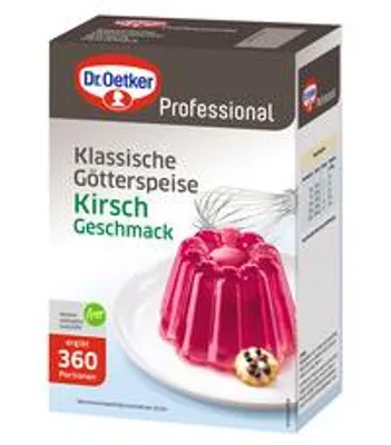Image de Dr. Oetker 709521002 Dr. Oetker Götterspeise Kirsch-Geschmack  1,0 kg, 1 St.