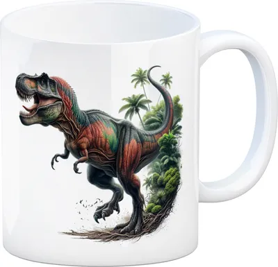 Produktbild von T-Rex Dinosaurier Kaffeebecher