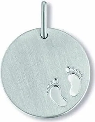 Produktbild von Anhänger Gravurplatte Baby 925/- Silber rhodiniert