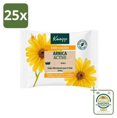 Imagen del producto de 25 tabletas efervescentes Kneipp Arnica para el baño - Paquete de suministro - 25 unidades