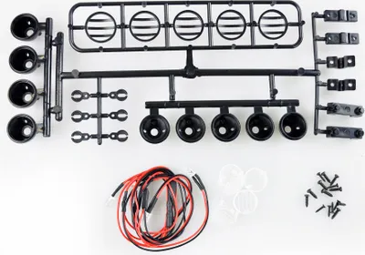 Produktbild von Amewi LED Crawler Dachscheinwerfer schwarz, 5er Spot