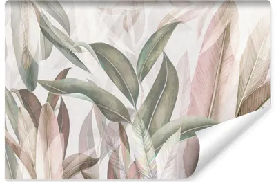 Zdjęcie produktu dla Fototapeta Do Salonu LIŚCIE Rośliny Natura 300x210cm