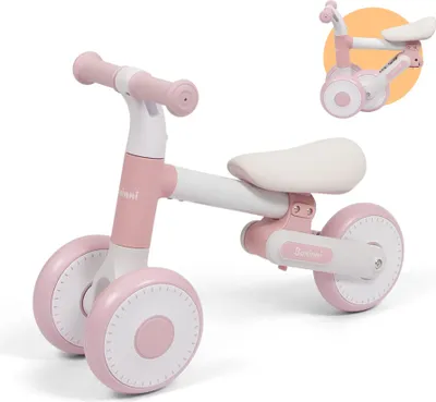 Obrázok produktu pre Baninni Skladací balančný bicykel 1 - 3 roky Azura Pink - White