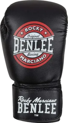 Image de Gants de boxe en similicuir PRESSURE Black/Red/White 08 oz BENLEE