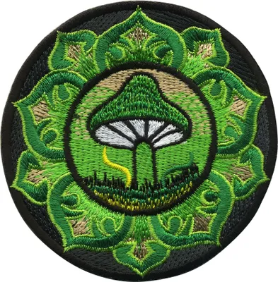 Produktbild von Aufnäher - Mushroom - grün - Patch