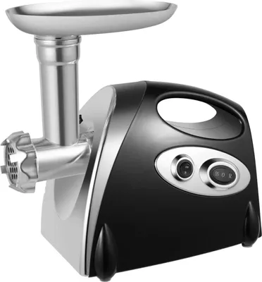 Immagine prodotto di Tritacarne elettrico - Insaccatrice - 800 W - 220 V con spina UE - 3 dischi forati - Accessorio per kibbeh - Nero