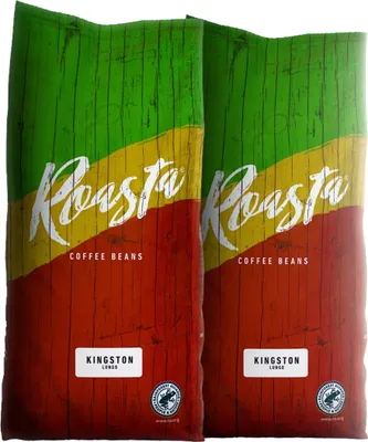 Produktbild von Roasta Kingston Lungo Kaffeebohnen 1kg – Milde Röstung für die lange Tasse Kaffee, sanftes Aroma, Vorratspack ideal für Kaffee-Vollautomaten und Büro