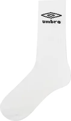 Immagine prodotto di Umbro - Calzini da uomo (confezione da 3) UO2215 (39,5 EU - 45,5 EU) (Bianco)