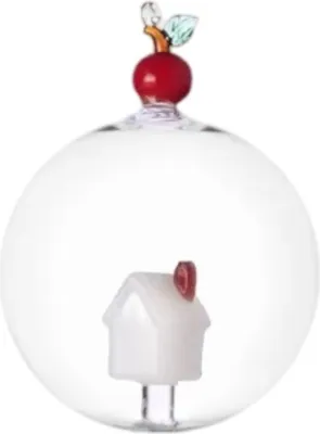 Produktbild von ICHENDORF MILANO Red Apple 2er-Set Weihnachtskugeln Apfelbaum Kleiner Vogel (Copia)