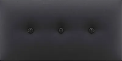 Obrázok produktu pre VILO čalúnený panel – zamatový nástenný vankúš – akustický panel – jednoduchá montáž – obdĺžnikový 30 x 60 cm – grafitová farba
