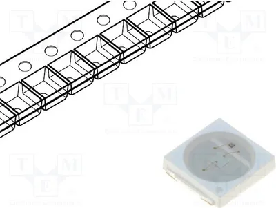 Immagine prodotto di 1 LED, 18,1÷20 lm, 3x3x0,55 mm, SMD, rosso, 3030, 120°, 1,8÷2,6 V, 150 mA, PJ2N-FFRE, diodi LED