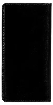 Produktbild von Schwarz Leder Anzug Geldbörse – Vollnarbenleder Geldbeutel hergestellt in Italien – Schlankes Portemonnaie – 100% Leder Brusttasche – Hohes Billfold-Kartenetui – Slim Suit Wallet