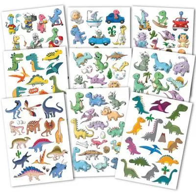 Produktbild von 150 hautfreundliche Kindertattoos - Thema: Dino-Spaß