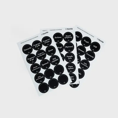 Zdjęcie produktu dla HOMLA Okrągłe naklejki OTTO 45 sztuk 3,3 cm