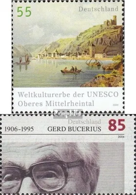 Produktbild von Briefmarken BRD (BR.Deutschland) 2006 Mi 2536,2538 (kompl.Ausg.) gestempelt Naturerbe