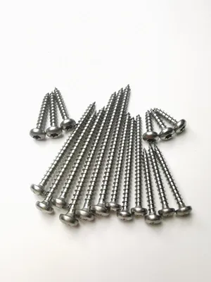 Produktbild von Spanplattenschrauben Edelstahl VA Linsenkopf DIN 9045 (3,0x35 mm, 25 Stück)