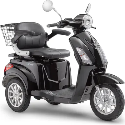 Produktbild von Elektroroller LuXXon E3800 - Elektro Dreirad / Seniorenmobil mit 800 Watt, max. 20 km/h, Reichweite bis zu 65 km, schwarz