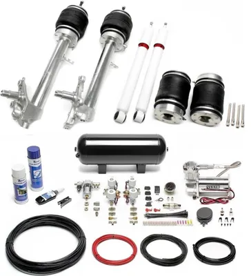 Image de TA Technix Kit de suspension pneumatique Viair noir pour BMW série 3 E30 51mm