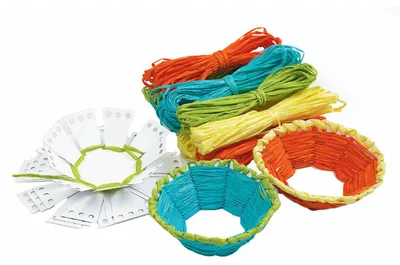 Image de Colorations - Fabriquez votre propre panier tressé, lot de 12