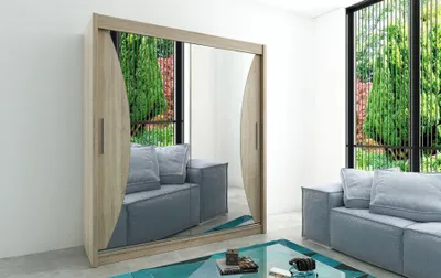 Zdjęcie produktu dla MINIO szafa 180 cm MONACO dąb sonoma