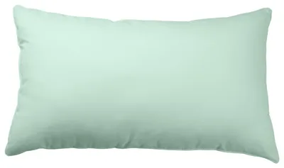 Produktbild von Kissenbezug Kissenhülle 40x80 cm Uni Wende anthrazit grau mint Microfaser