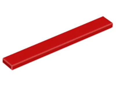 Produktbild von Lego® 1x8 Fliesen 4162 - 250 Stück Rot