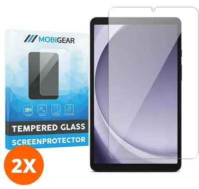 Produktbild von Mobigear Displayschutzfolie für Samsung Galaxy Tab A11, Panzerglas, gehärtetes Glas – kompatibel mit Hüllen (2er-Pack)